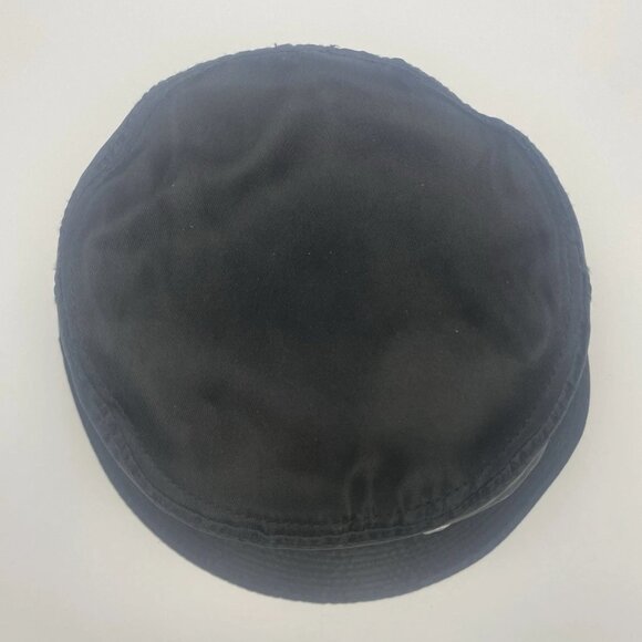 PRADA Black Drill Bucket Hat Milano Logo Embroidered - Picture 3 of 7